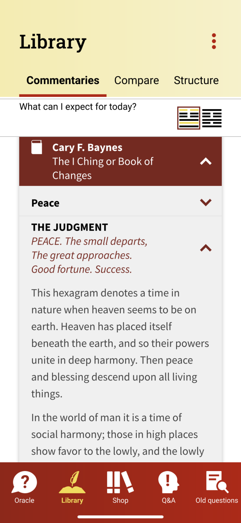 The I Ching or Book of Channges by Baynes